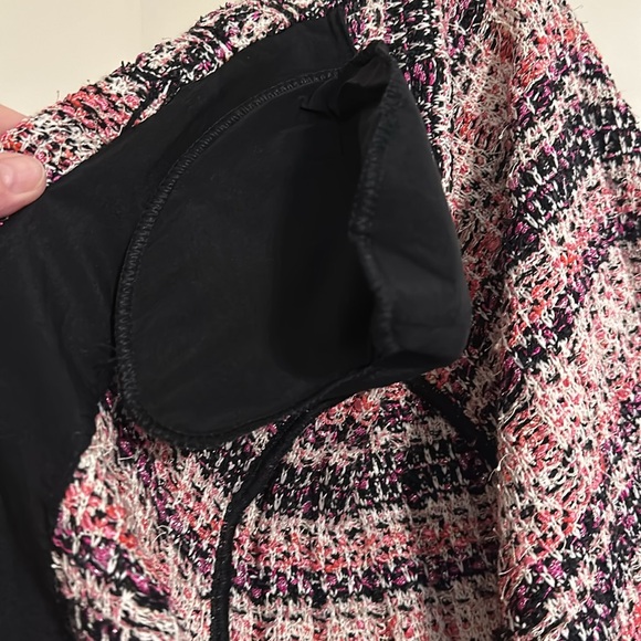 St. John Blazer Size 14 Pink and Black - Picture 6 of 12